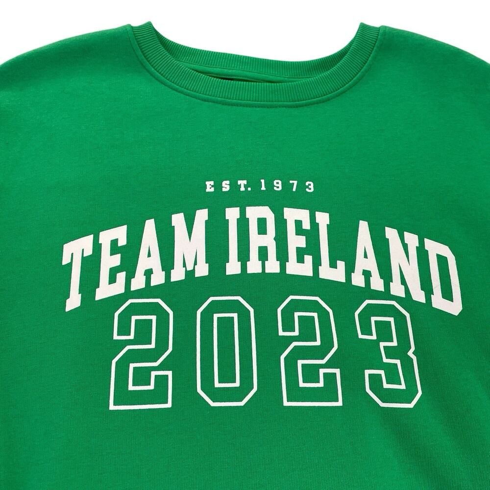 NWT Dunnes Team Ireland 2023 Women's World Cup Sweatshirt Women's L Green Fleece